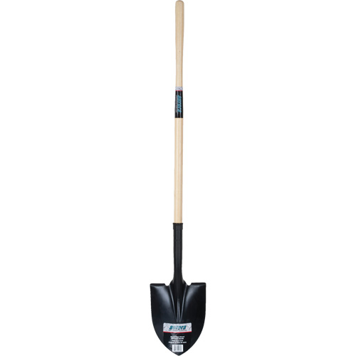 Round Point Shovel, Tempered Steel Blade, Hardwood, Straight Handle EastCoast Offshore Supplies