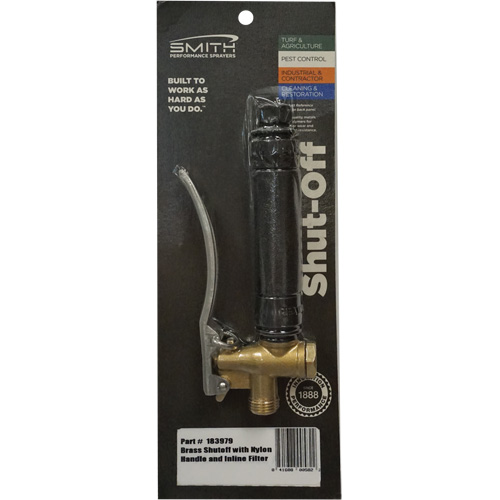 Blocage en laiton avec poign&eacute;e en nylon & filtre en ligne EastCoast Offshore Supplies
