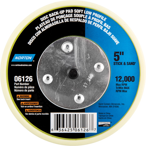 Back Up Pads For PSA & Hook And Loop Paper Discs EastCoast Offshore Supplies