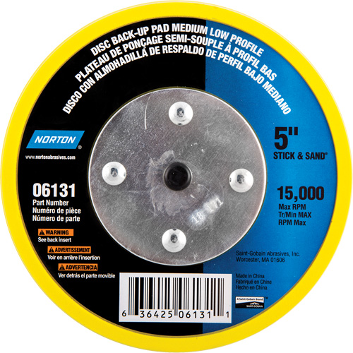 Back Up Pads For PSA & Hook And Loop Paper Discs EastCoast Offshore Supplies