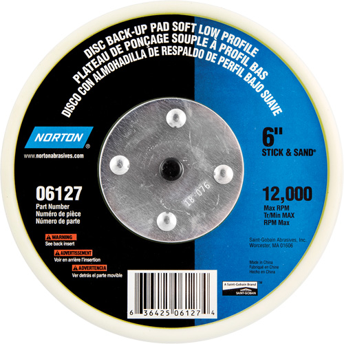 Back Up Pads For PSA & Hook And Loop Paper Discs EastCoast Offshore Supplies