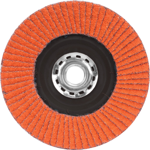 Flap Discs - Quick Trim SG Blaze R980P, 7" x 5/8"-11, Type 27, 40 Grit, Ceramic EastCoast Offshore Supplies