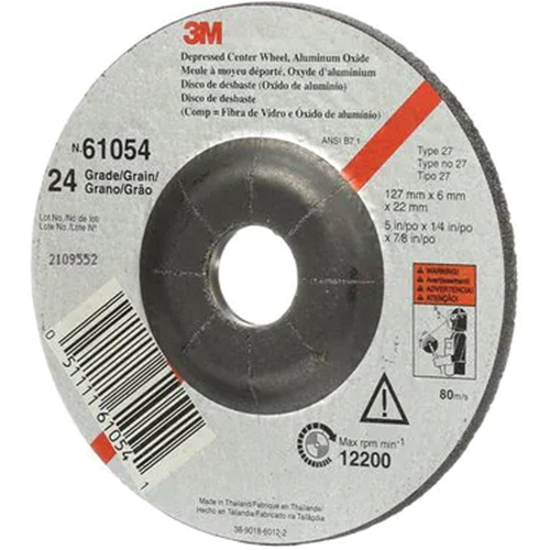 Meule &agrave; moyeu d&eacute;port&eacute;, 5" x 27, Oxyde d'aluminium EastCoast Offshore Supplies