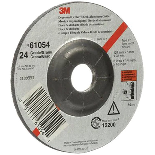 Meule &agrave; moyeu d&eacute;port&eacute;, 5" x 27, Oxyde d'aluminium EastCoast Offshore Supplies