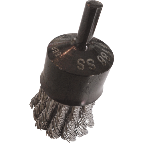 Knotted Wire End Brushes, 1" Dia., 0.014" Wire Dia., 1/4" Shank EastCoast Offshore Supplies