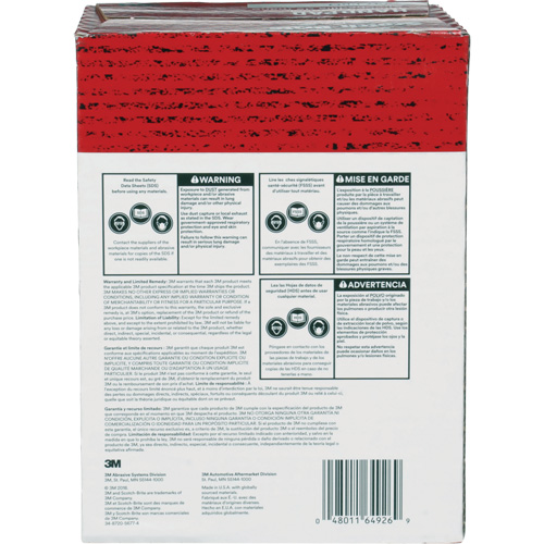 Tampons manuels Scotch-Brite 7447, Oxyde d'aluminium, 9" x 6", Grain Tr&egrave;s fin EastCoast Offshore Supplies