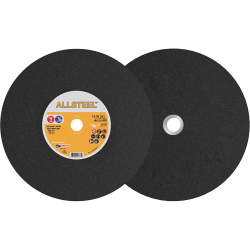 AllSteel Chopsaw Wheel, 12" x 1/8", 25/32" Arbor, Type 1, Aluminum Oxide, 6300 RPM EastCoast Offshore Supplies