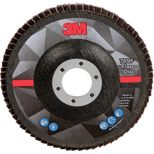 Disque &agrave; lamelles &agrave; changement rapide 769F, 5" x 7/8", Type 27, Grain 40+, C&eacute;ramique EastCoast Offshore Supplies