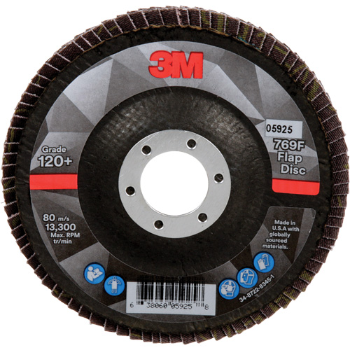 Disque &agrave; lamelles &agrave; changement rapide 769F, 4-1/2" x 7/8", Type 29, Grain 120+, C&eacute;ramique EastCoast Offshore Supplies