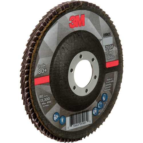 Disque &agrave; lamelles &agrave; changement rapide 769F, 4-1/2" x 7/8", Type 27, Grain 80+, C&eacute;ramique EastCoast Offshore Supplies