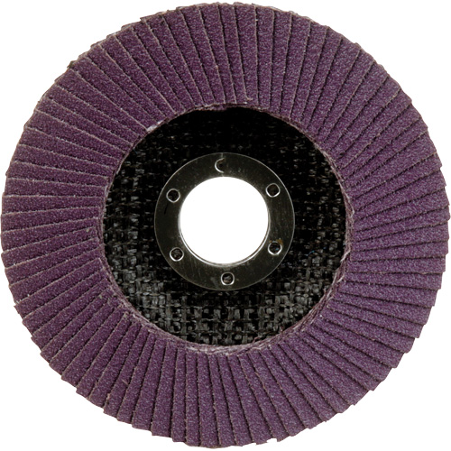 Disque &agrave; lamelles &agrave; changement rapide 769F, 4-1/2" x 7/8", Type 27, Grain 80+, C&eacute;ramique EastCoast Offshore Supplies