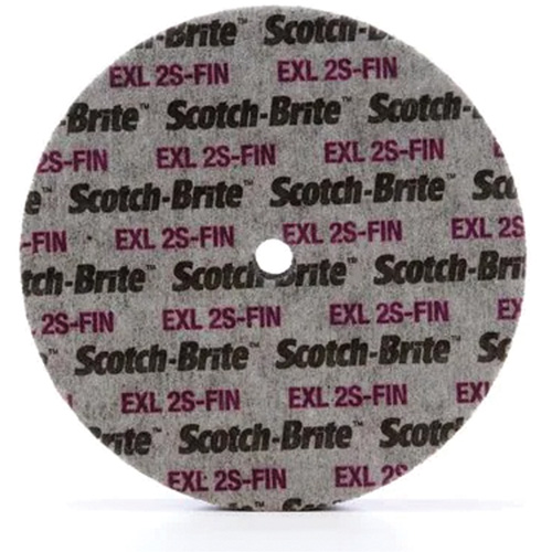Scotch-Brite EXL Unitized Wheel, 6" x 1/4", 1/4" Arbor, Fine Grit, Silicon Carbide EastCoast Offshore Supplies