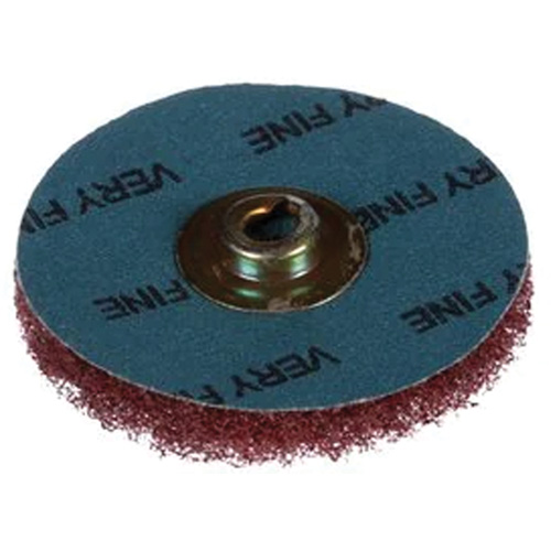Disque HS de polissage et de brossage &agrave; changement rapide Standard Abrasives, 2" dia., Grain Tr&egrave;s fin, Oxyde d'aluminium EastCoast Offshore Supplies