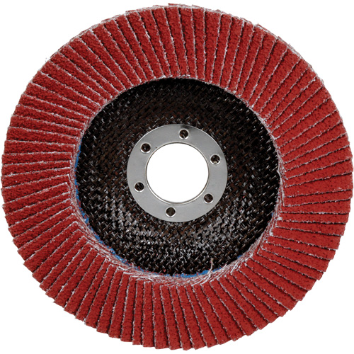 Disque &agrave; lamelles 969F Cubitron II , 5" x 7/8", Type 27, Grain 40+, C&eacute;ramique EastCoast Offshore Supplies