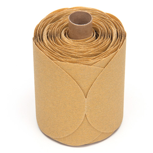 Stikit Gold Paper 216U Disc Roll, Aluminum Oxide, 5" W x 52' L, P80 Grit EastCoast Offshore Supplies