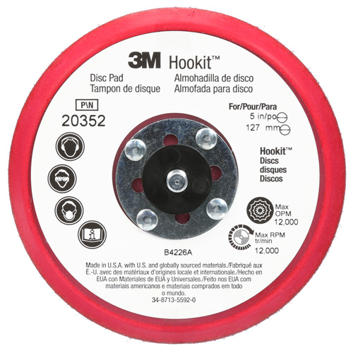 Tampon d'appoint &agrave; profil bas pour disque Hookit EastCoast Offshore Supplies