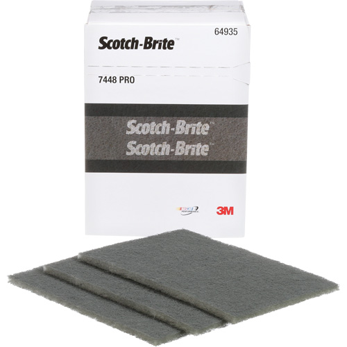 Tampon pour la pr&eacute;paration manuelle des surfaces Scotch-Brite Pro, Carbure de silicium, 9" x 6", Grain Ultra fin EastCoast Offshore Supplies