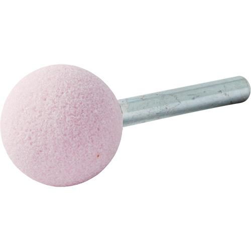 Vitrified Bond Mounted Point, A25, Aluminum Oxide, 1" Dia., 1" L, 80 Grit EastCoast Offshore Supplies