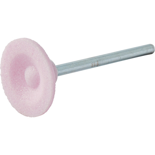 Vitrified Bond Mounted Point, B81, Aluminum Oxide, 3/4" Dia., 3/16" L, 80 Grit EastCoast Offshore Supplies