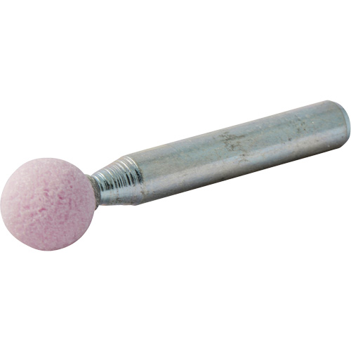 Vitrified Bond Mounted Point, B122, Aluminum Oxide, 3/8" Dia., 3/8" L, 80 Grit EastCoast Offshore Supplies