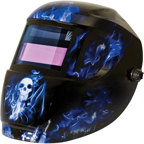 Masque de soudage Carrera ArcOne, 2" lo x 3" la Champ de vision, Teinte 9 - 13, Bleu EastCoast Offshore Supplies