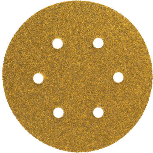 Gold Reserve A296 Paper Hook & Loop Vacuum Disc, 5" Dia., P220/Fine Grit, Aluminum Oxide, C-Weight EastCoast Offshore Supplies