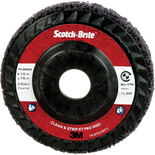 Disque Clean and Strip XT Pro XO-DC Scotch-Brite, 4-1/2" dia., Grain Extra grossier, Carbure de silicium EastCoast Offshore Supplies