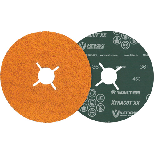 Disque XTRACUT XX, C&eacute;ramique, 36+, 5" Dia x 7/8" Arbre EastCoast Offshore Supplies