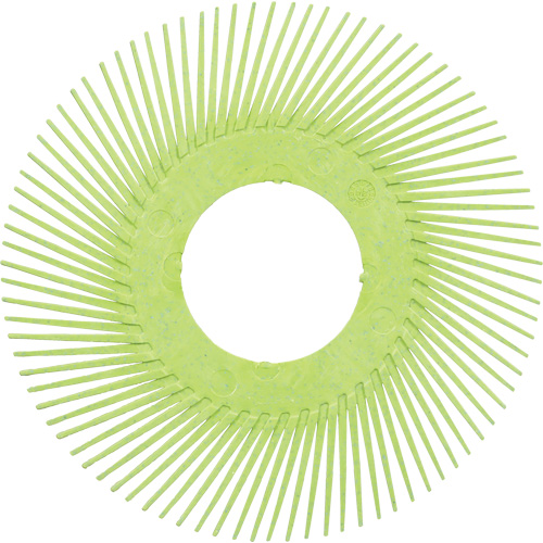 Scotch-Brite Type A Precision Radial Bristle Brush PN-RB without Adapter, Ceramic, 50+ Grit, 6" Dia. EastCoast Offshore Supplies