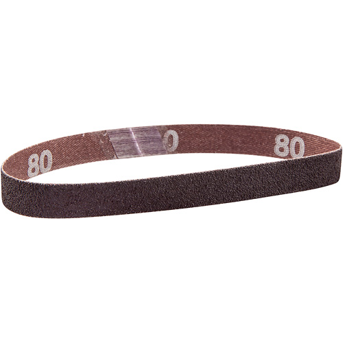 Metalite&reg; Cloth File Sanding Belt, 1/2" W x 12" L, Aluminum Oxide, 100 Grit EastCoast Offshore Supplies