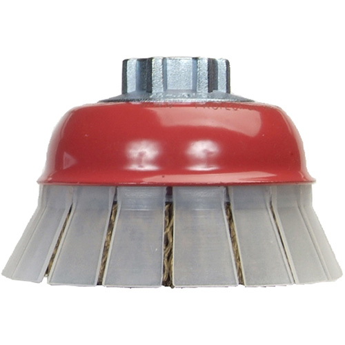 Crimped Wire Cup Brush with Protective Guard EastCoast Offshore Supplies