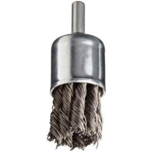 Stem Mounted Knotted Wire Brush, 1" Dia. x 1/4" Arbor EastCoast Offshore Supplies