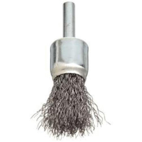 Brosse &agrave; fils cr&ecirc;p&eacute;s avec moyeu, 3/4", Fils 0,006", Tige 1/4" EastCoast Offshore Supplies