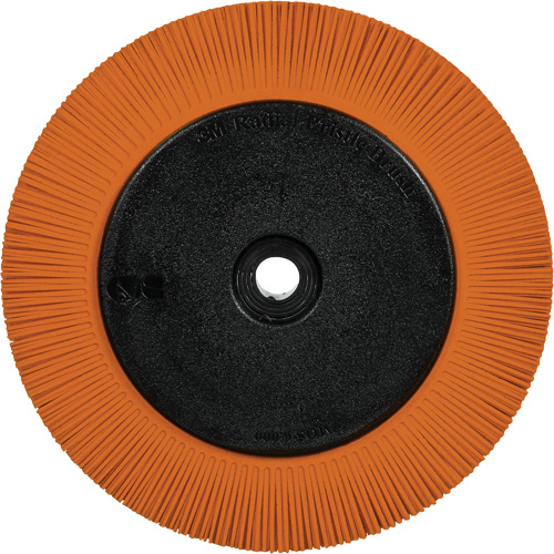 Brosse radiale en soies de pr&eacute;cision type S PN-RB avec bride Scotch-Brite, C&eacute;ramique, Grain 80+, 8" dia. EastCoast Offshore Supplies