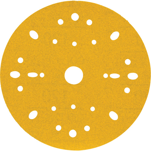 Hookit Gold Abrasive Disc, 6" Dia., 120 Grit, Aluminum Oxide, C-Weight EastCoast Offshore Supplies