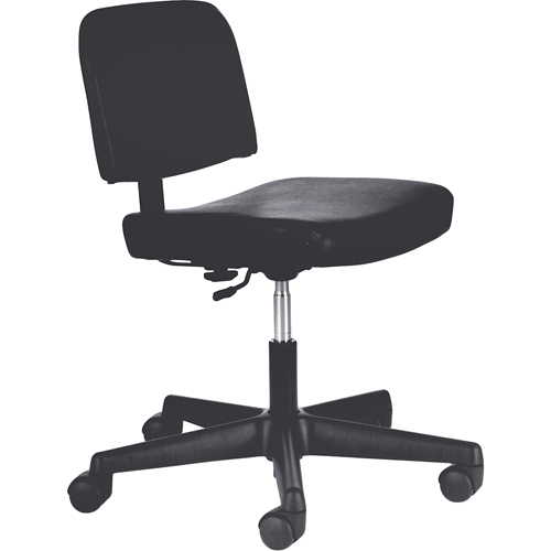 Chaises de dactylo, Vinyle, Noir, Capacit&eacute; 250 lb EastCoast Offshore Supplies