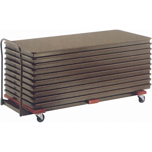 Chariots de table empilables plats, 97,5" la x 31,25" p x 36,25" h EastCoast Offshore Supplies