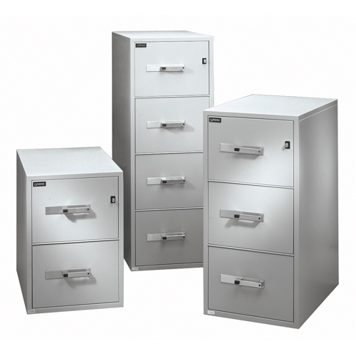 Fire Resistant Filing Cabinets, Steel, 3 Drawers, 19-3/4" W x 31" D x 28" H, Beige EastCoast Offshore Supplies