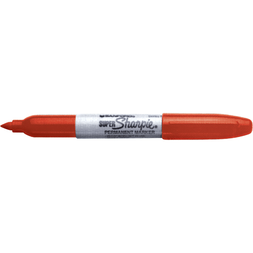 Permanent Markers - Super, Red, Fine Tip EastCoast Offshore Supplies