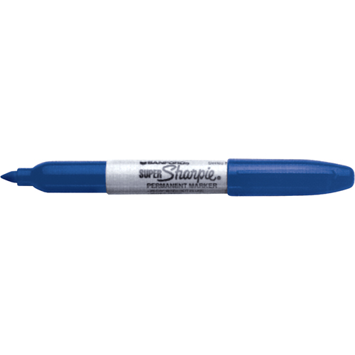 Permanent Markers - Super, Blue, Fine Tip EastCoast Offshore Supplies