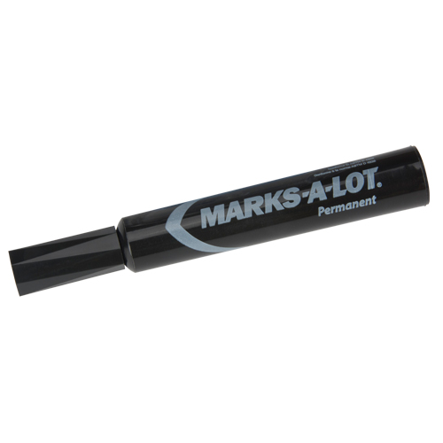 Marks-a-Lot Permanent Markers, Black, Chisel Tip EastCoast Offshore Supplies