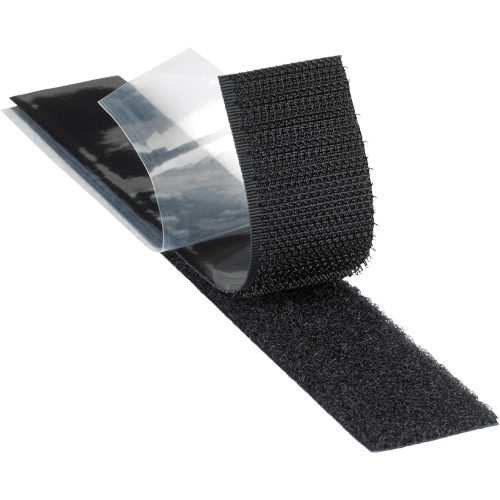 Plasticizer Resistant Fastener, Loop, 50 yds x 2", Adhesive, Black EastCoast Offshore Supplies