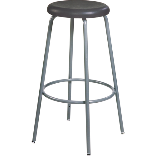 500 Series Stool, Stationary, Adjustable, 20" - 28", Polyurethane Seat, Black EastCoast Offshore Supplies
