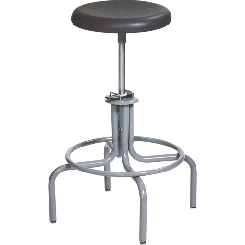 600 Series Stool, Stationary, Adjustable, 22" - 28", Polyurethane Seat, Black EastCoast Offshore Supplies