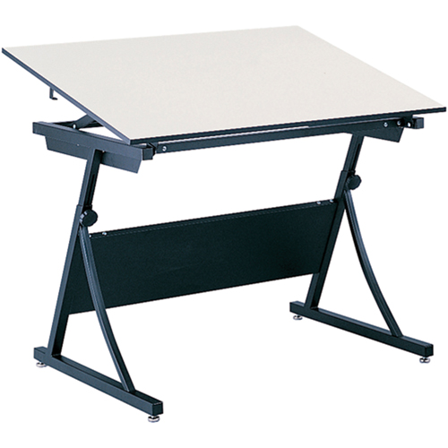 PlanMaster Height-Adjustable Drafting Table, 43" W x 29-1/2" - 37-1/2" H, Black EastCoast Offshore Supplies