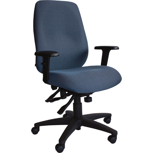 Cierra Ergonomic Chairs, Fabric, Blue, 250 lbs. Capacity EastCoast Offshore Supplies