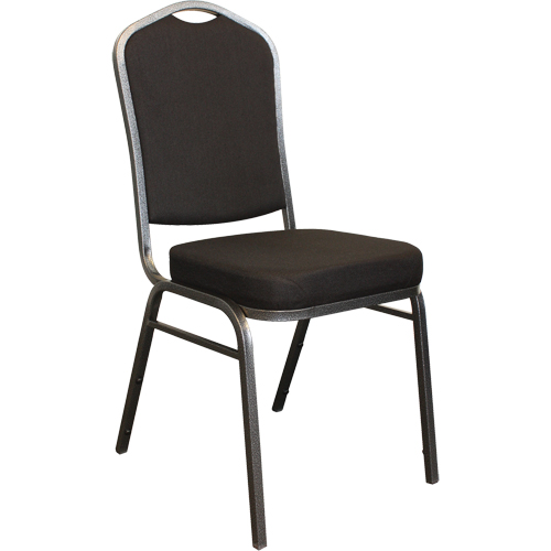 Stacking Chairs, Fabric, 37" High, 275 lbs. Capacity, Black EastCoast Offshore Supplies