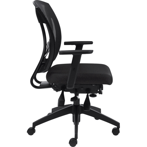 Multi-Tilter Arm Chairs, Fabric, Charcoal, 300 lbs. Capacity EastCoast Offshore Supplies