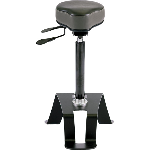 Chaise ergonomique assis-debout TA180, Vinyle Si&egrave;ge, Noir EastCoast Offshore Supplies