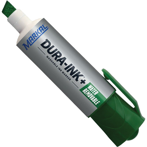 Marqueur &agrave; encre Dura-Ink WashAway, Vert, Pointe Ciseau EastCoast Offshore Supplies